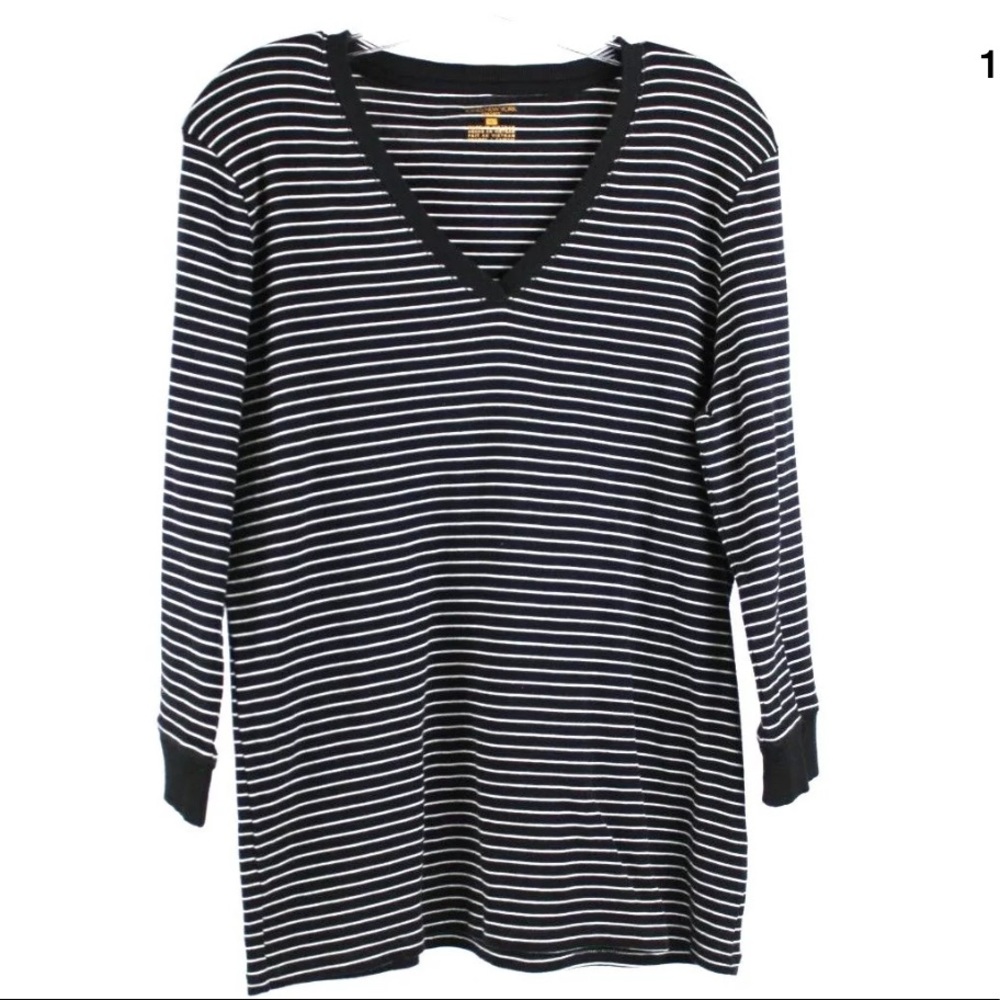 Jones New York Sport Knit Top 3/4 Sleeve XL L29 - Picture 1 of 4
